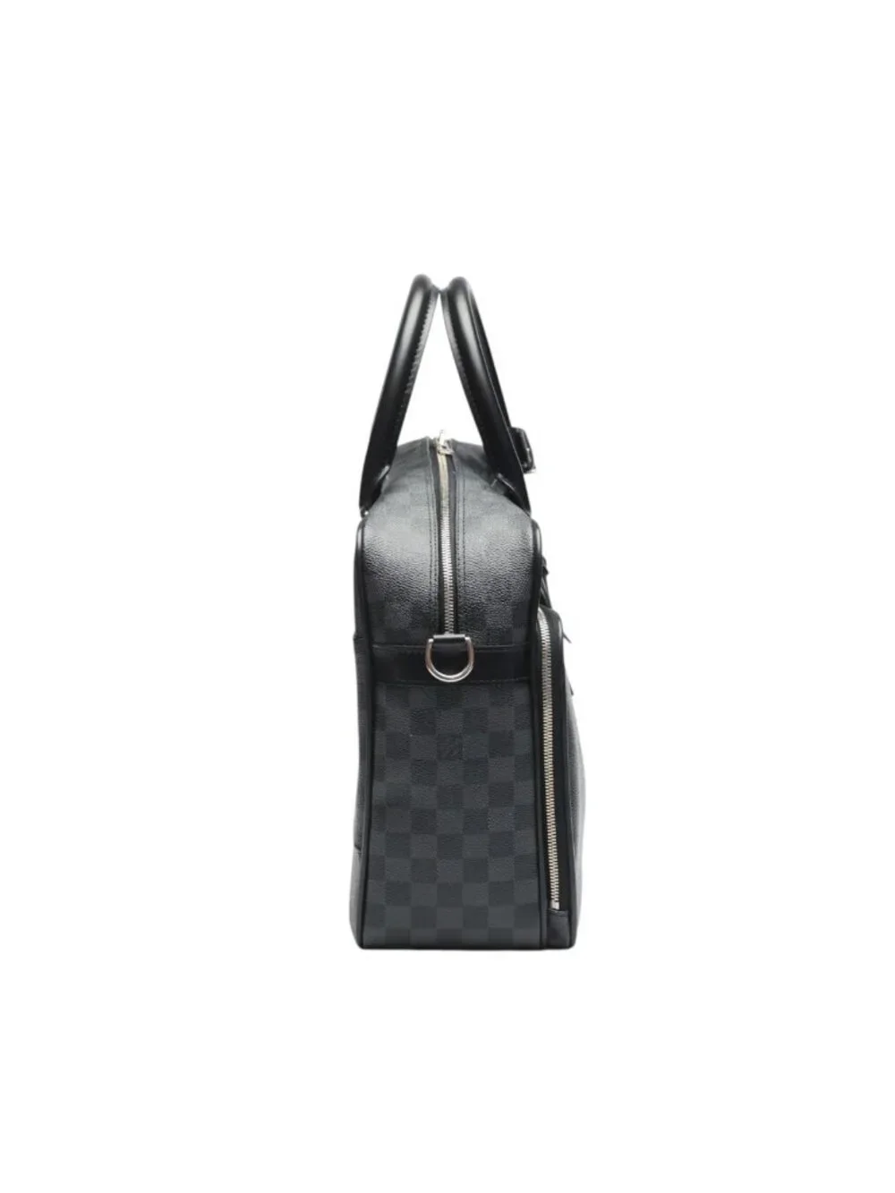 Louis Vuitton Damier Graphite Business Icare Shoulder Bag Gray